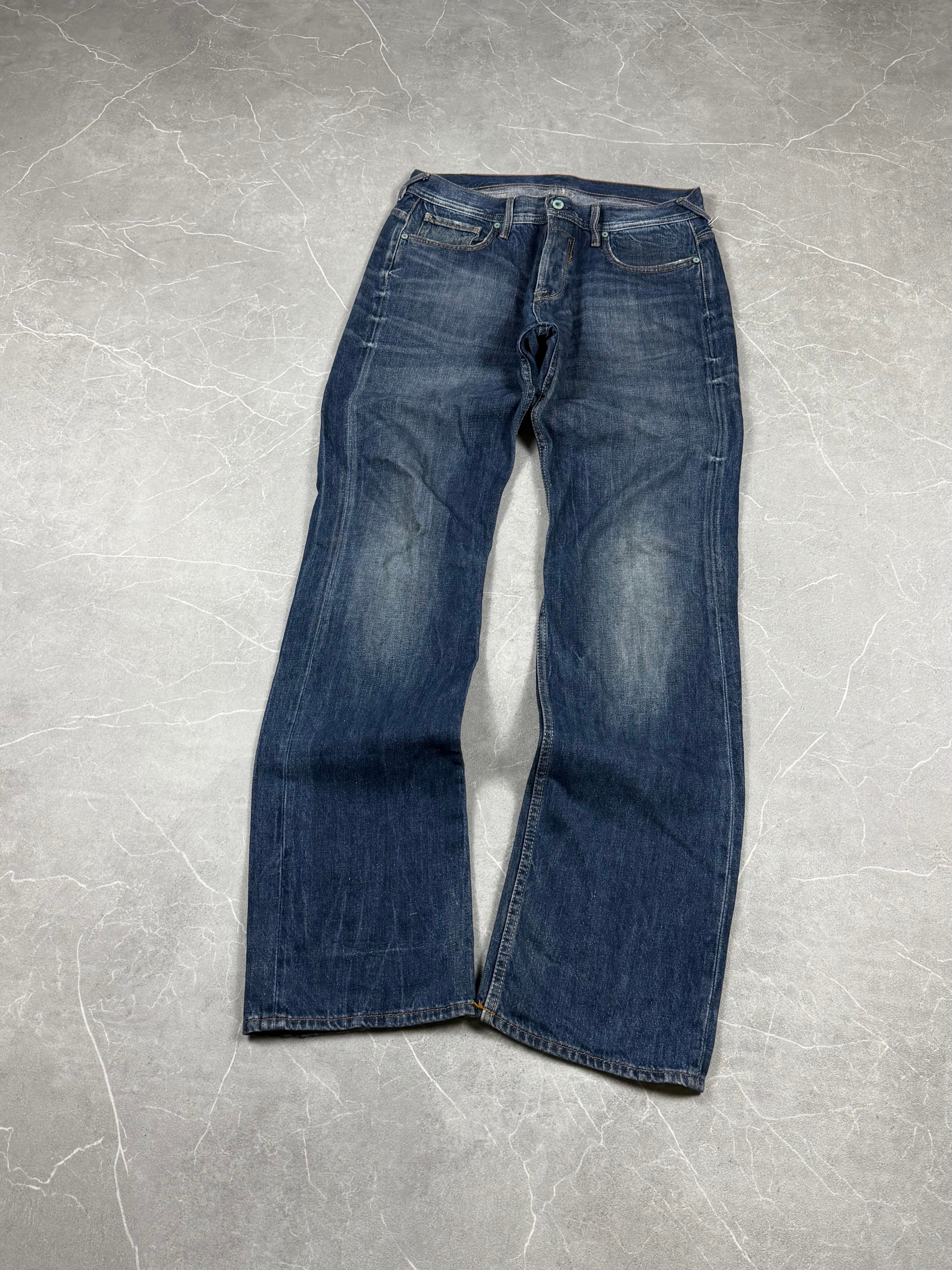 Vintage Japan Rags Straight Jeans (M-L)