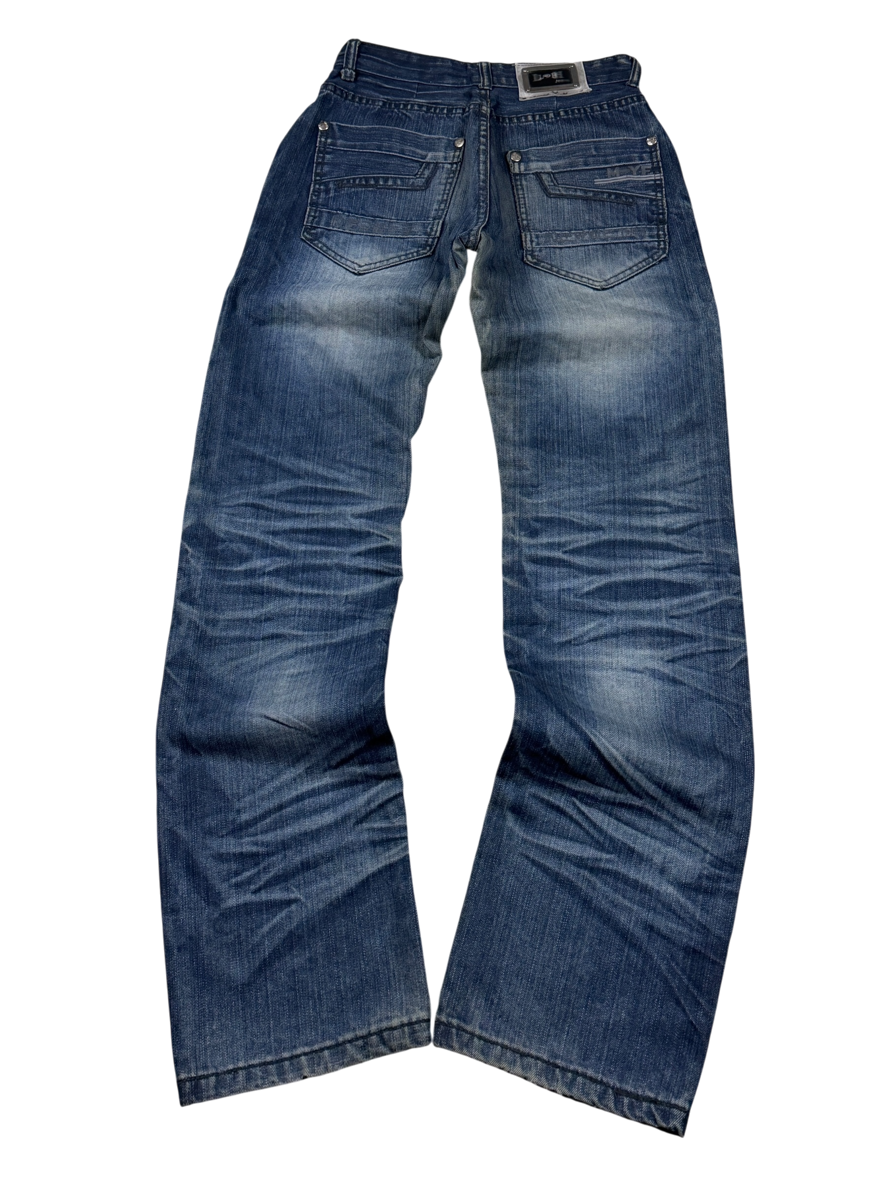 Crazy Washed Slim Jeans (XS)