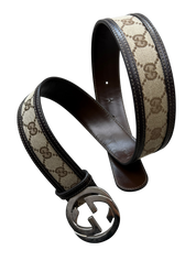 Gucci GG Monogramm Gürtel (80cm)