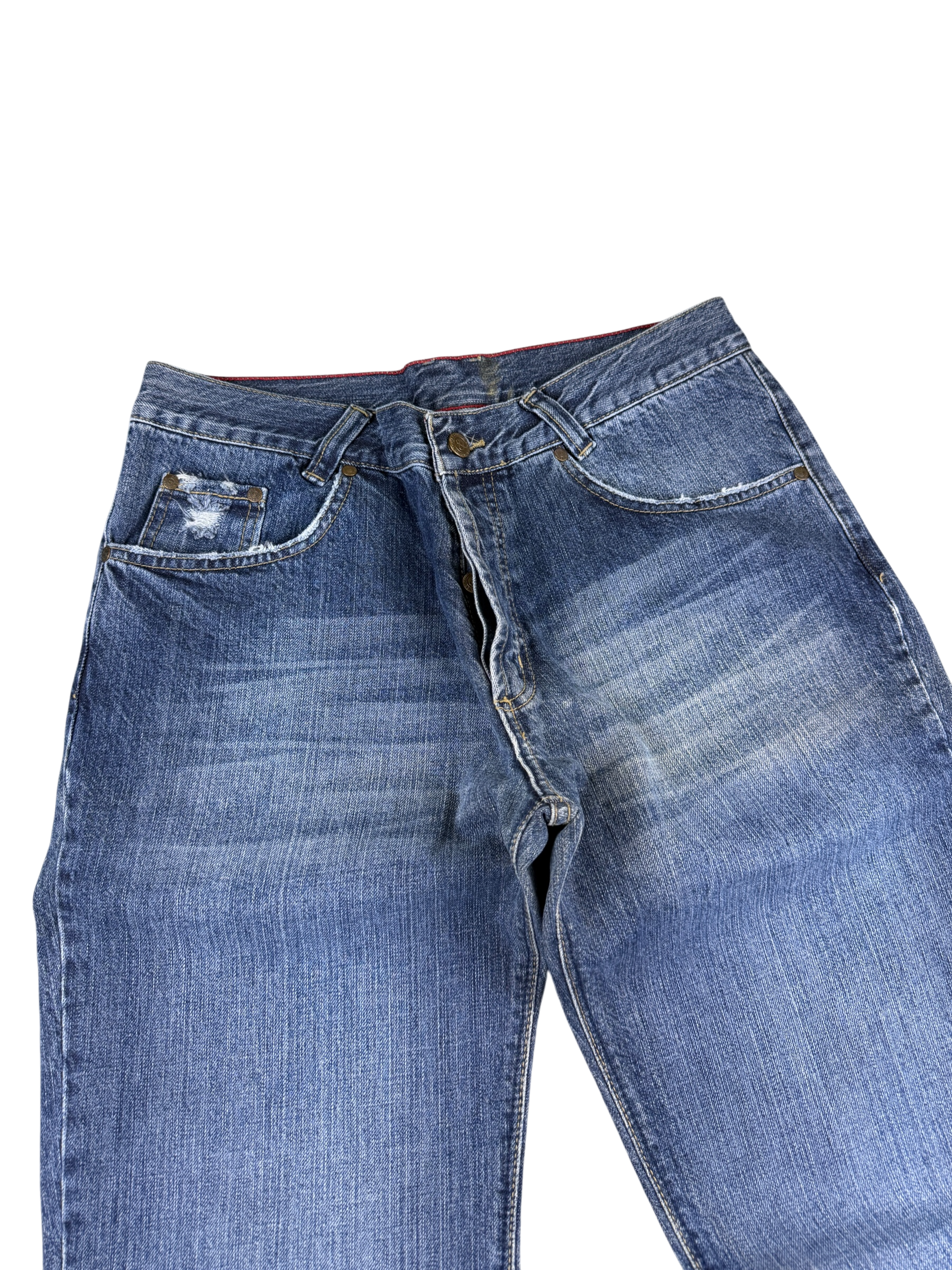 Dolce Gabbana Big Logo Bootcut Jeans (M)