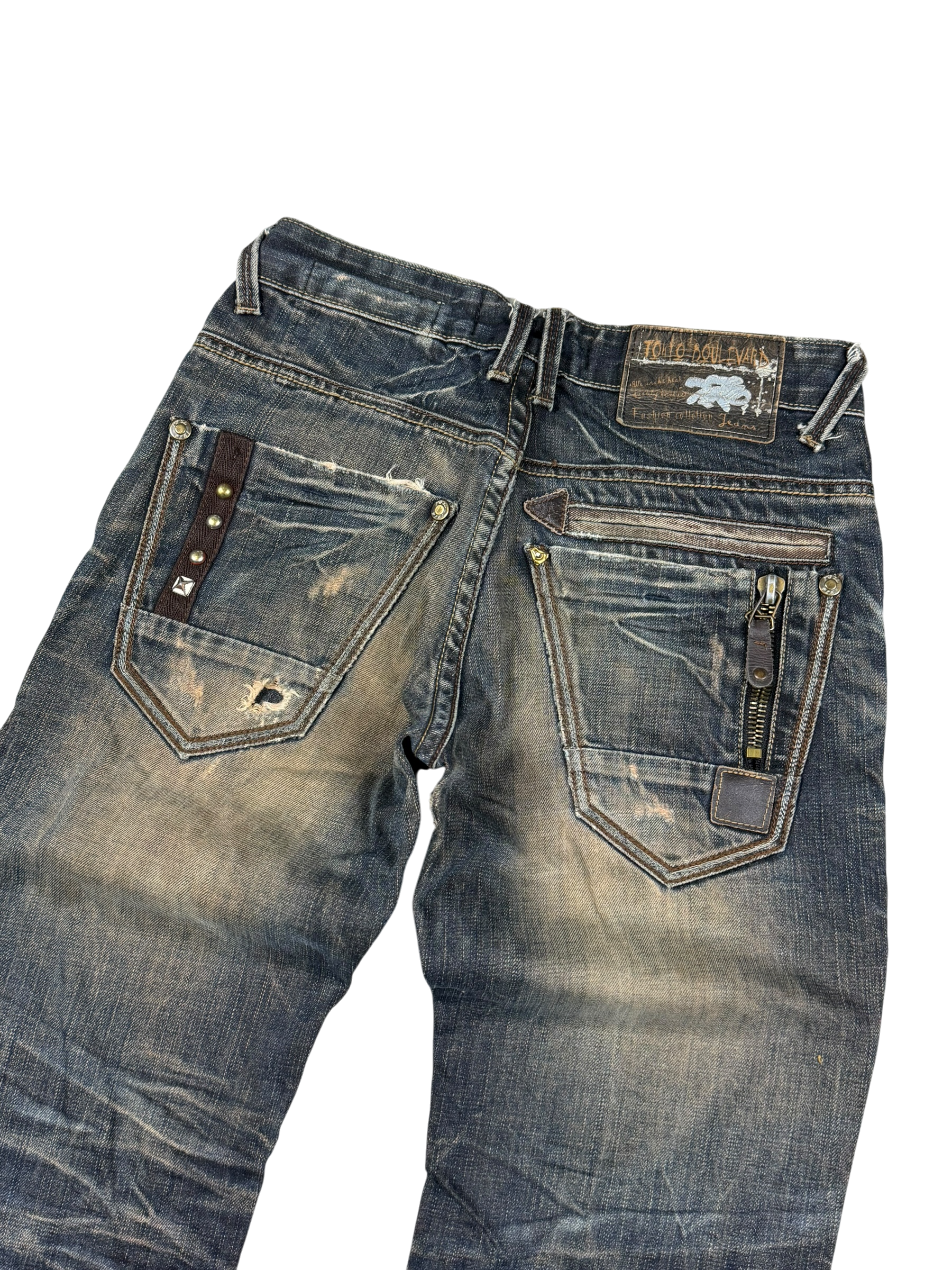 Mud washed Slimfit Jeans (XS)