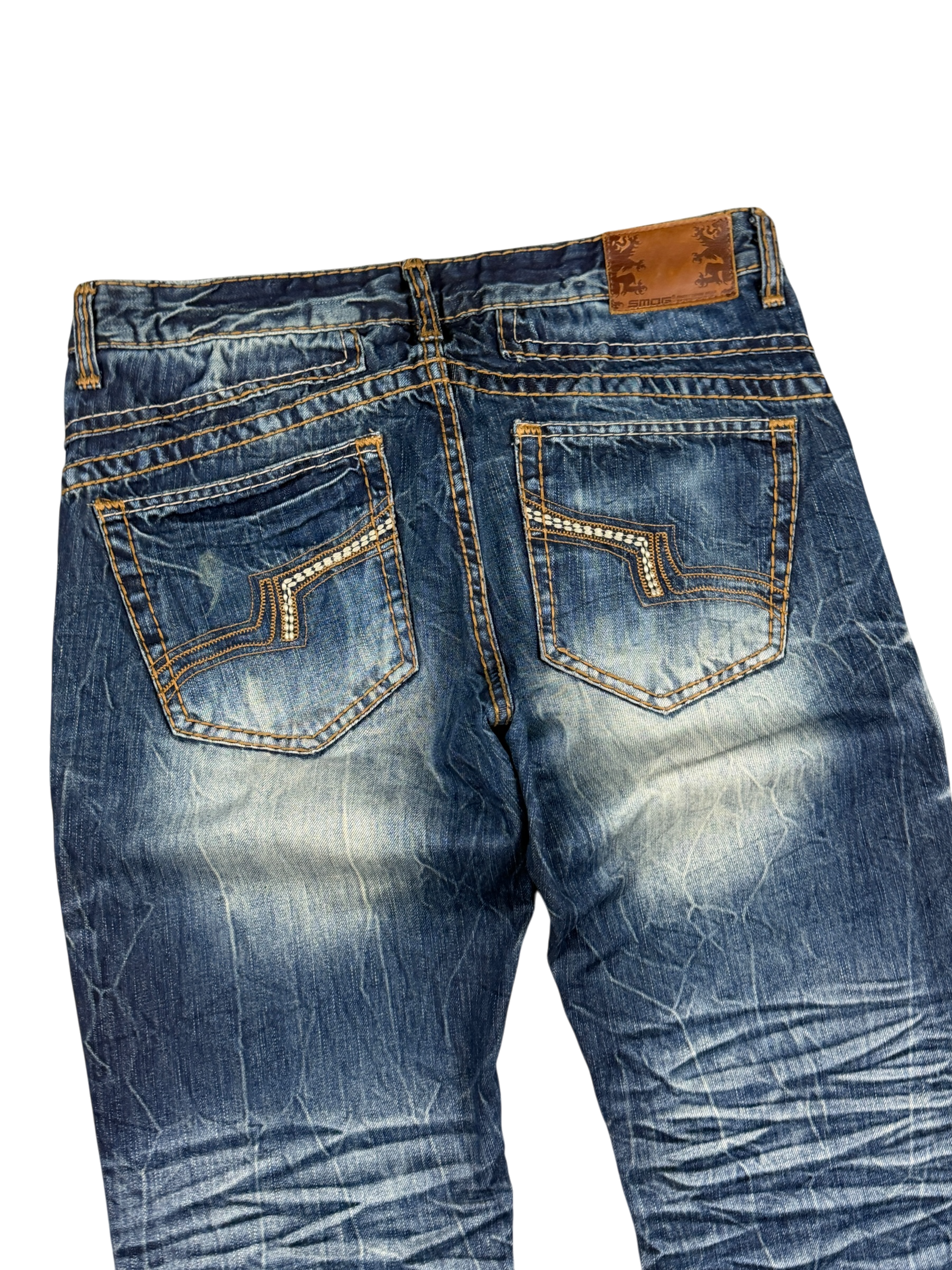 Vintage washed Straight Jeans (S-M)