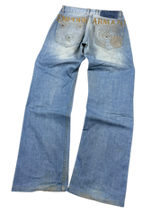 Armani Big Logo Straight-Fit Jeans (XS)