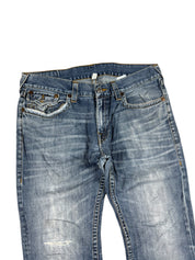 True Religion Washed Bootcut Jeans (XL)