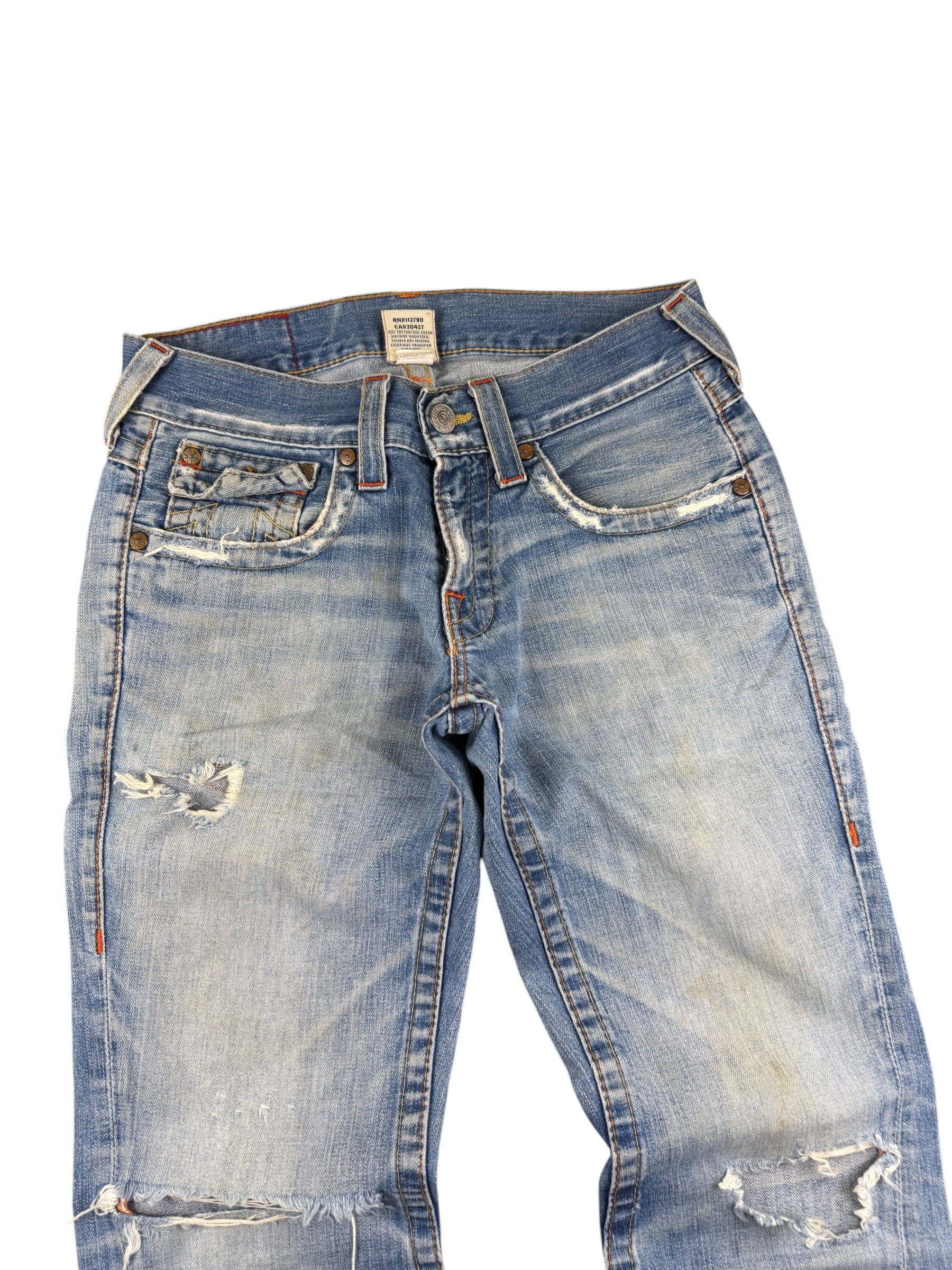 True Religion vintage washed Bootcut Jeans (XS)