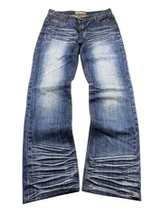 Crazy washed Straight Jeans (XS)