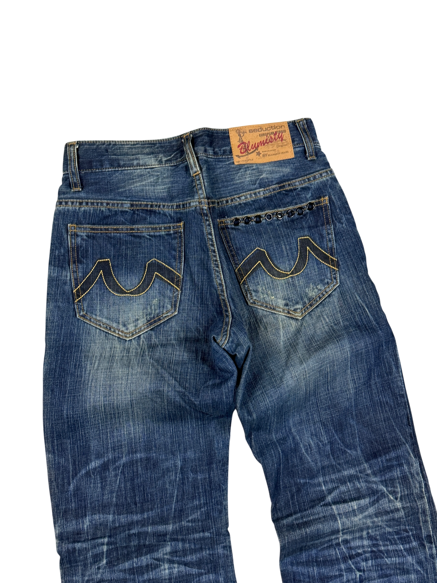 Washed straight Jeans (XS-S)