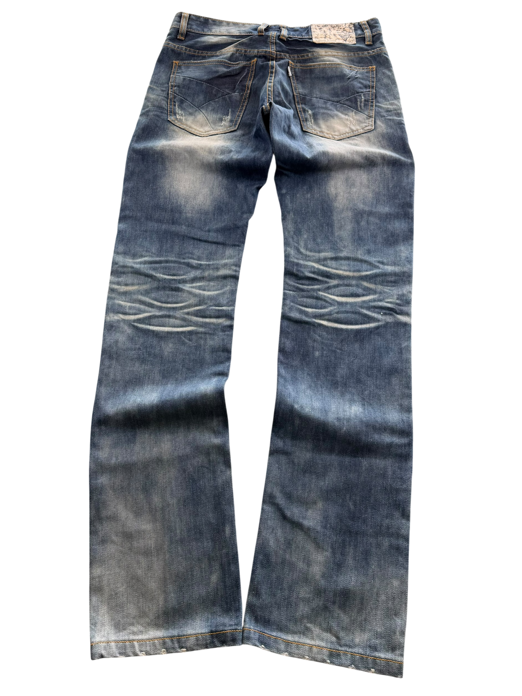 Washed Straightfit Jeans (S)