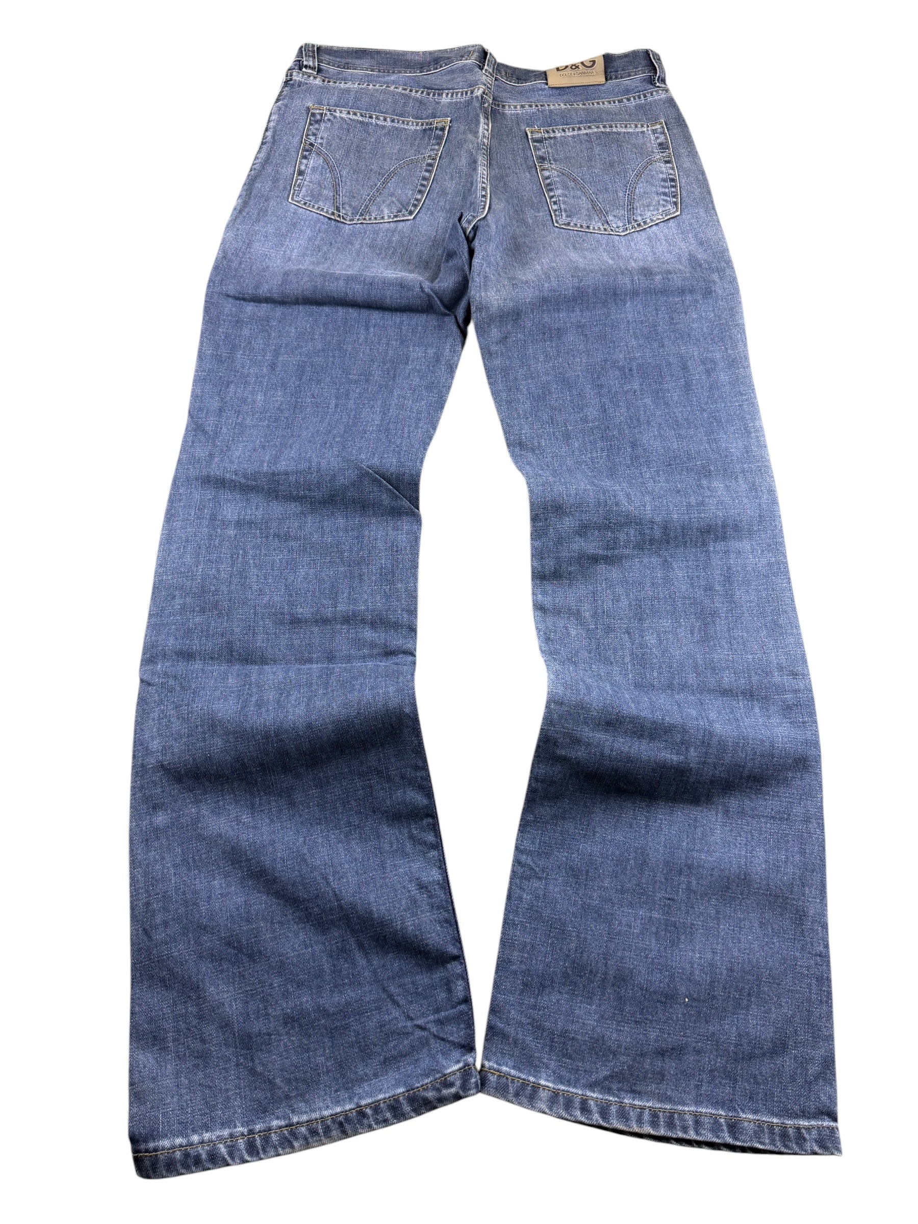 Dolce Gabbana Big Logo Bootcut Jeans (L)