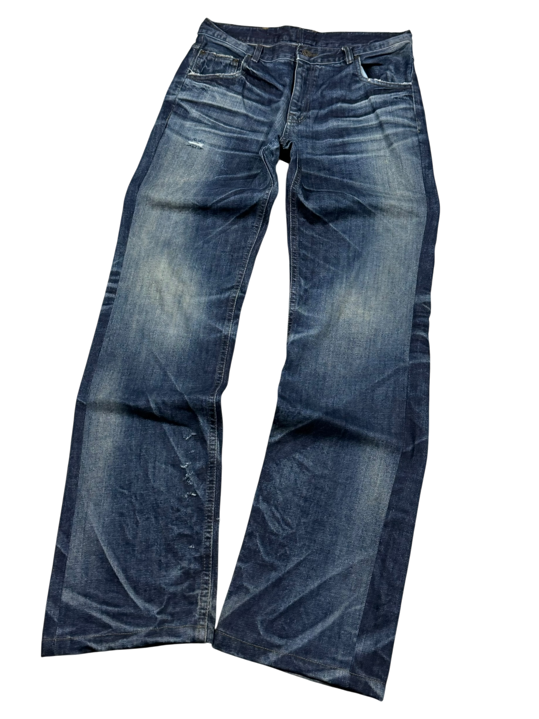 Crazy washed Straightfit Jeans (S)