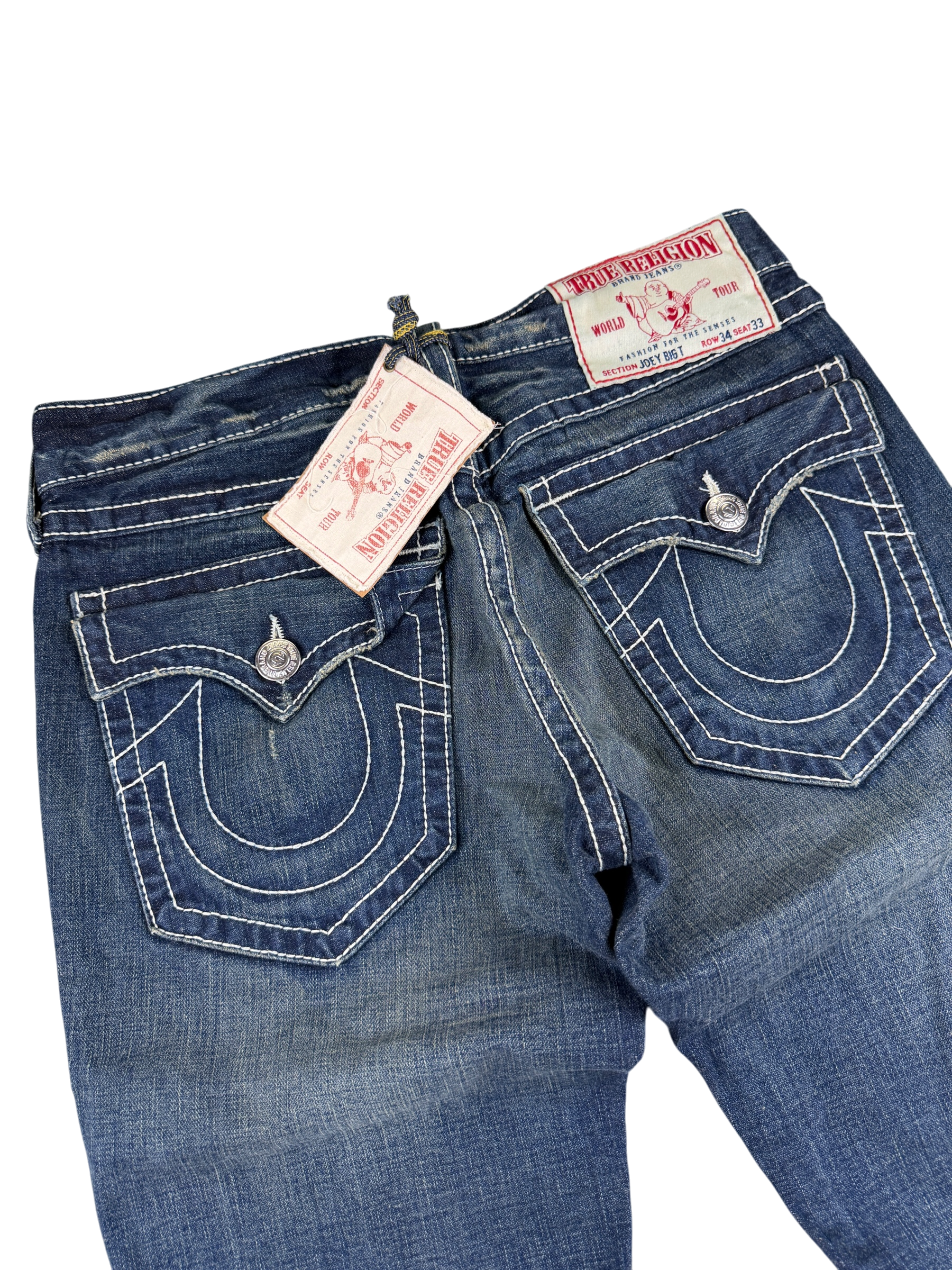 True Religion vintage Bootcut Jeans (L-XL)