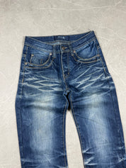 Vintage washed slim/straight jeans (XS-S)