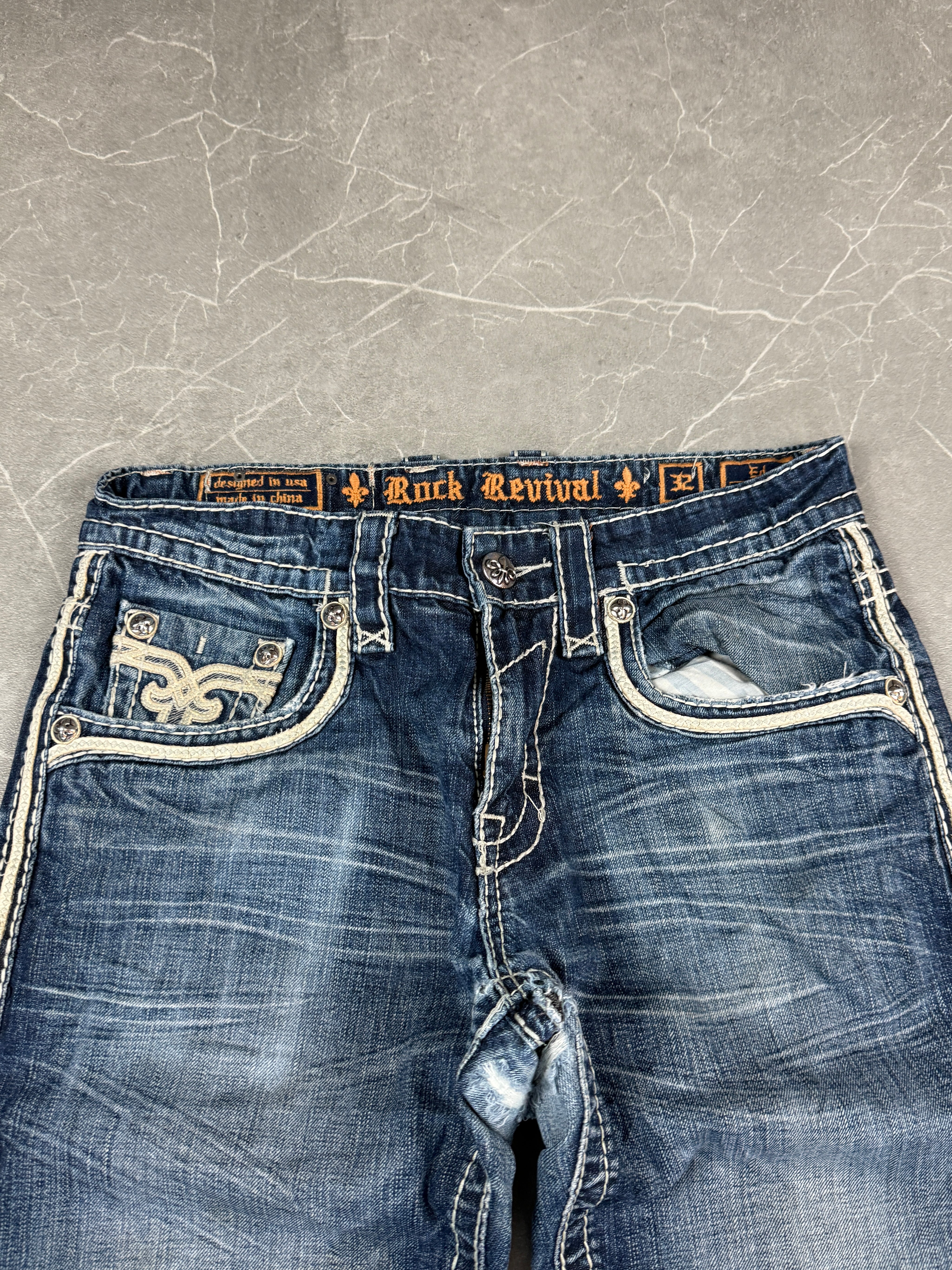 Rock Revival washed Jeans (S-M)