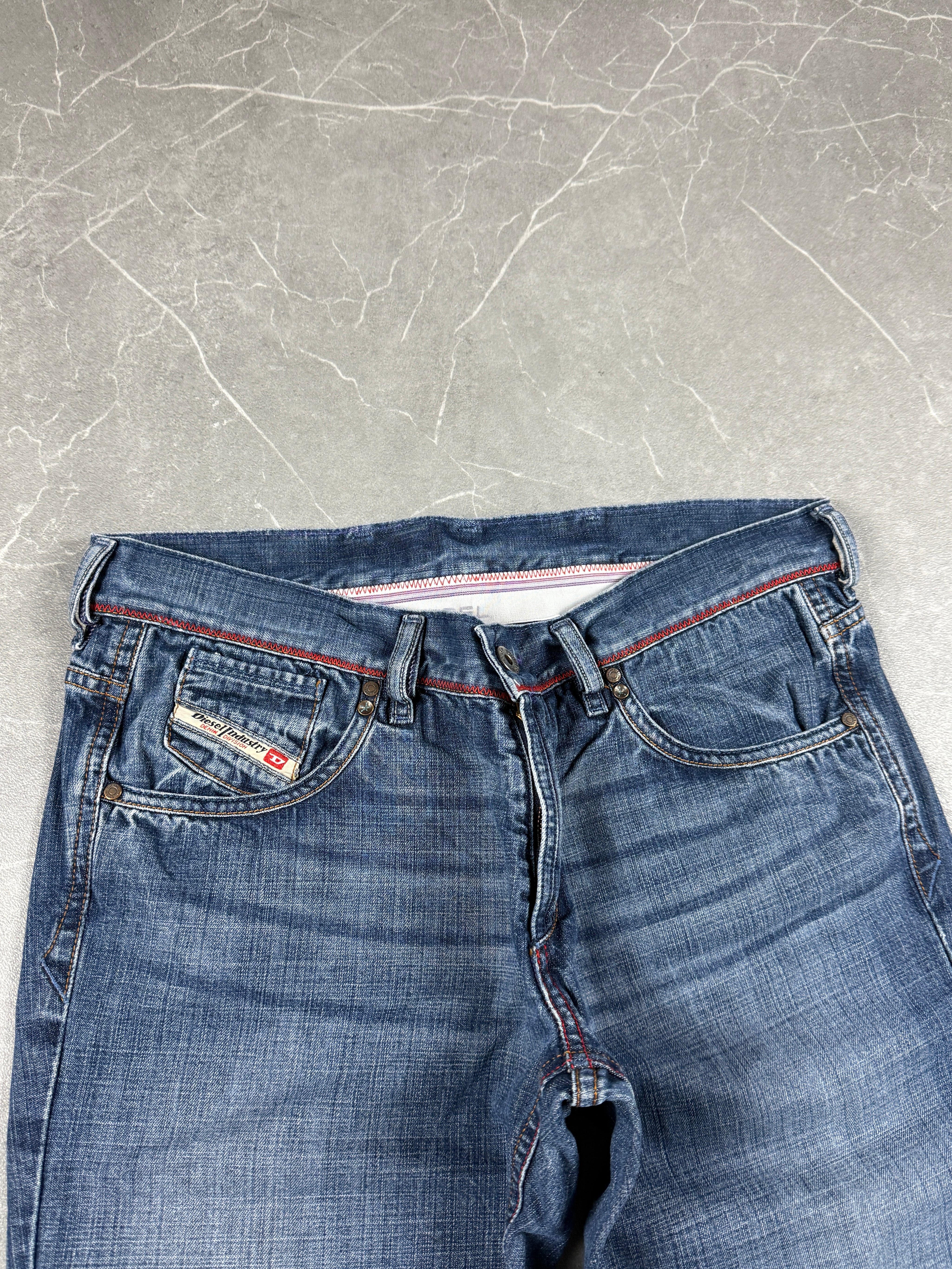 Vintage Washed Bootcut Jeans (S)