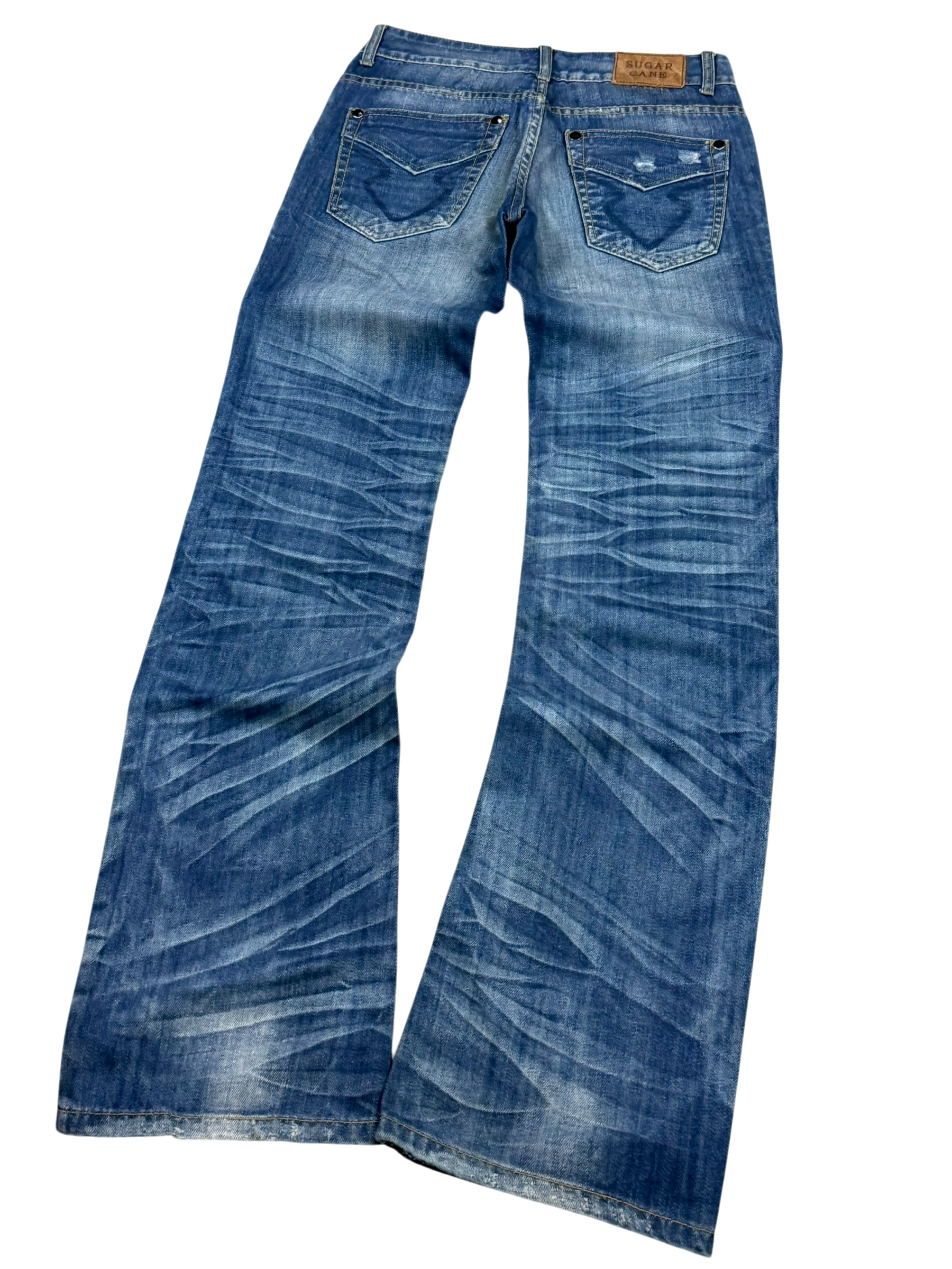 Crazy washed Bootcut Jeans (S)