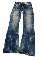 Crazy Washed Flared/Bootcut Jeans (S)