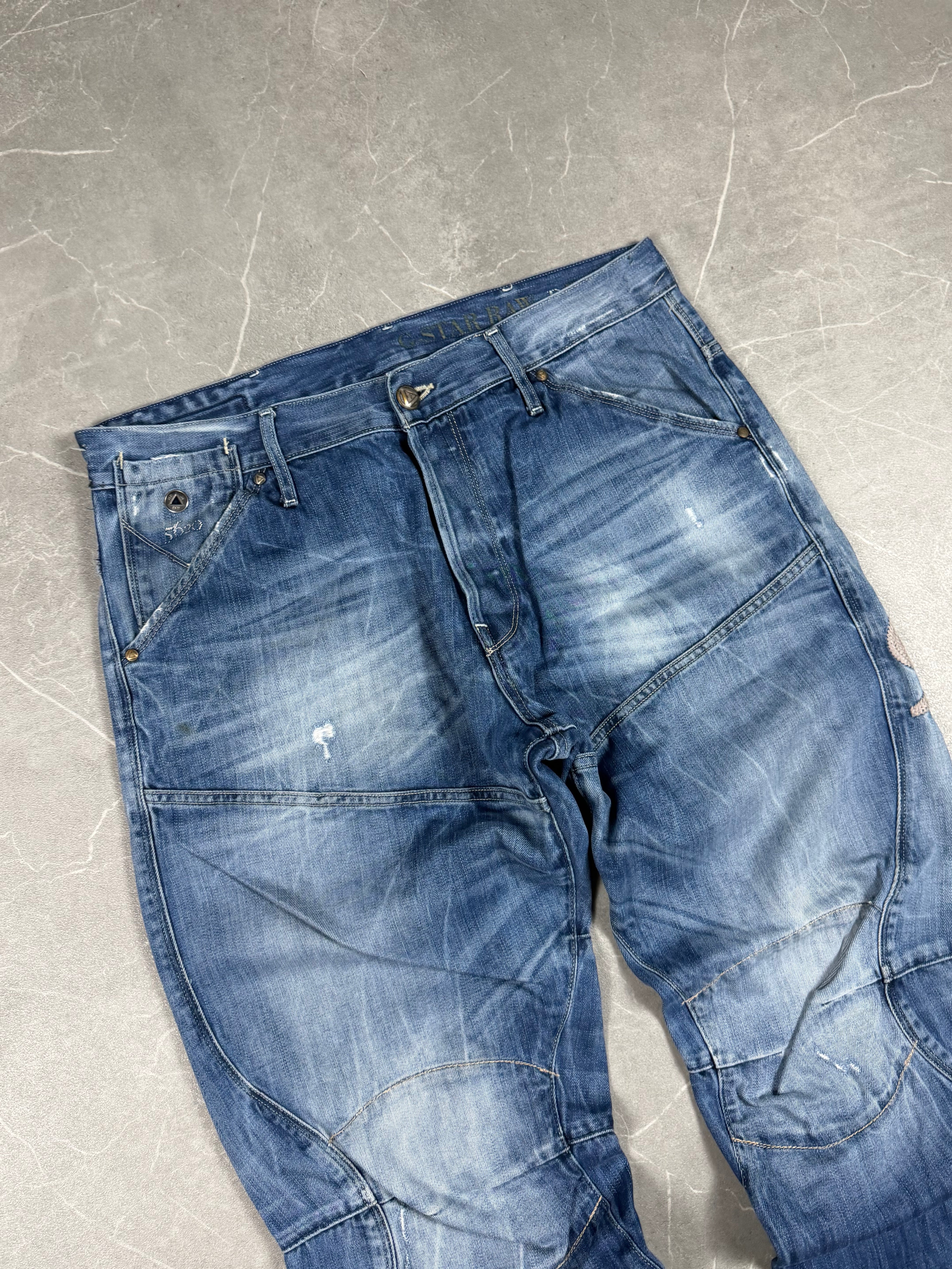 G-Star Washed Straight Jeans (S)