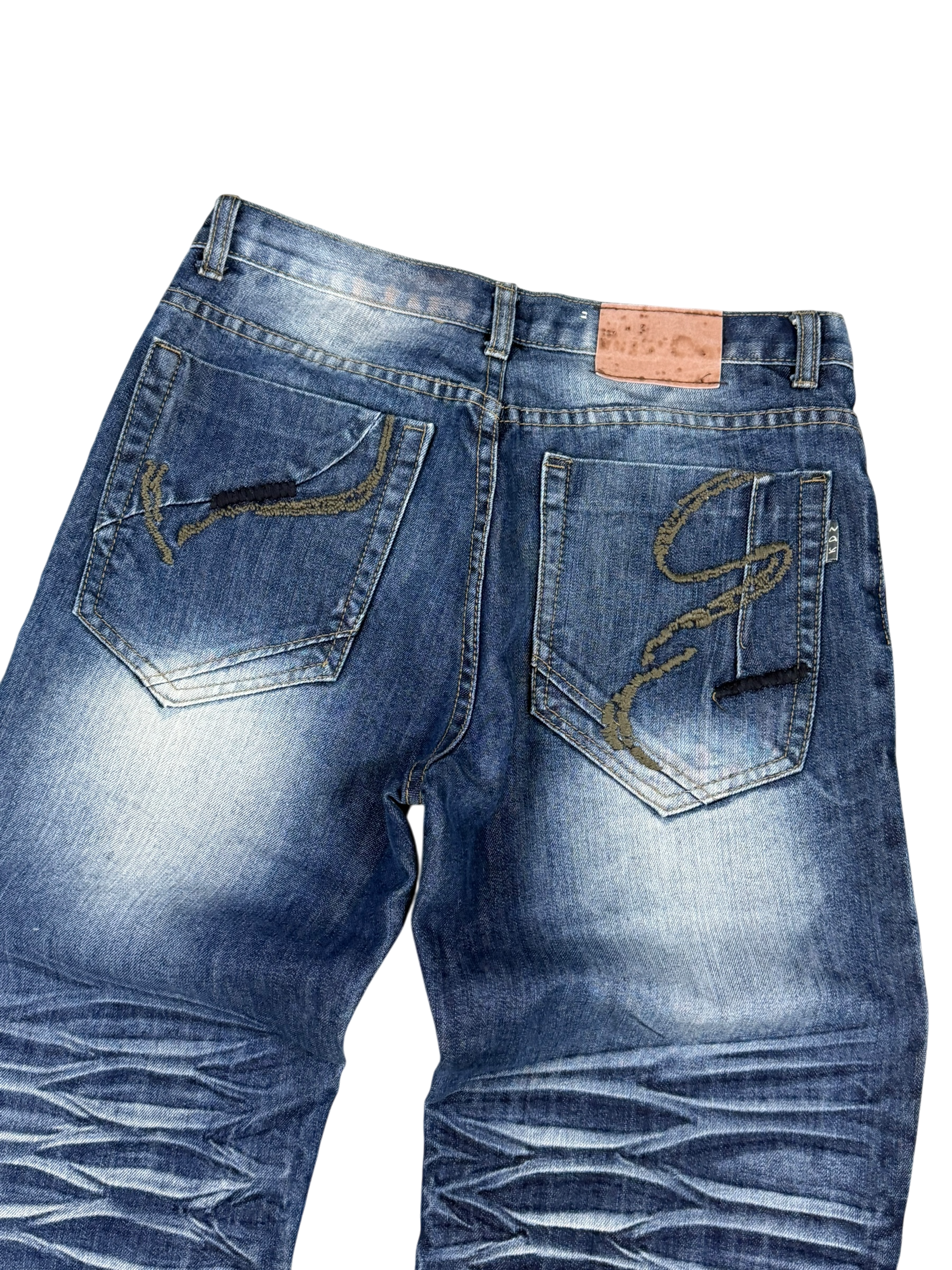 Crazy washed Straightfit Jeans (S)