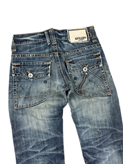 Crazy washed Flared/Bootcut Jeans (XS)