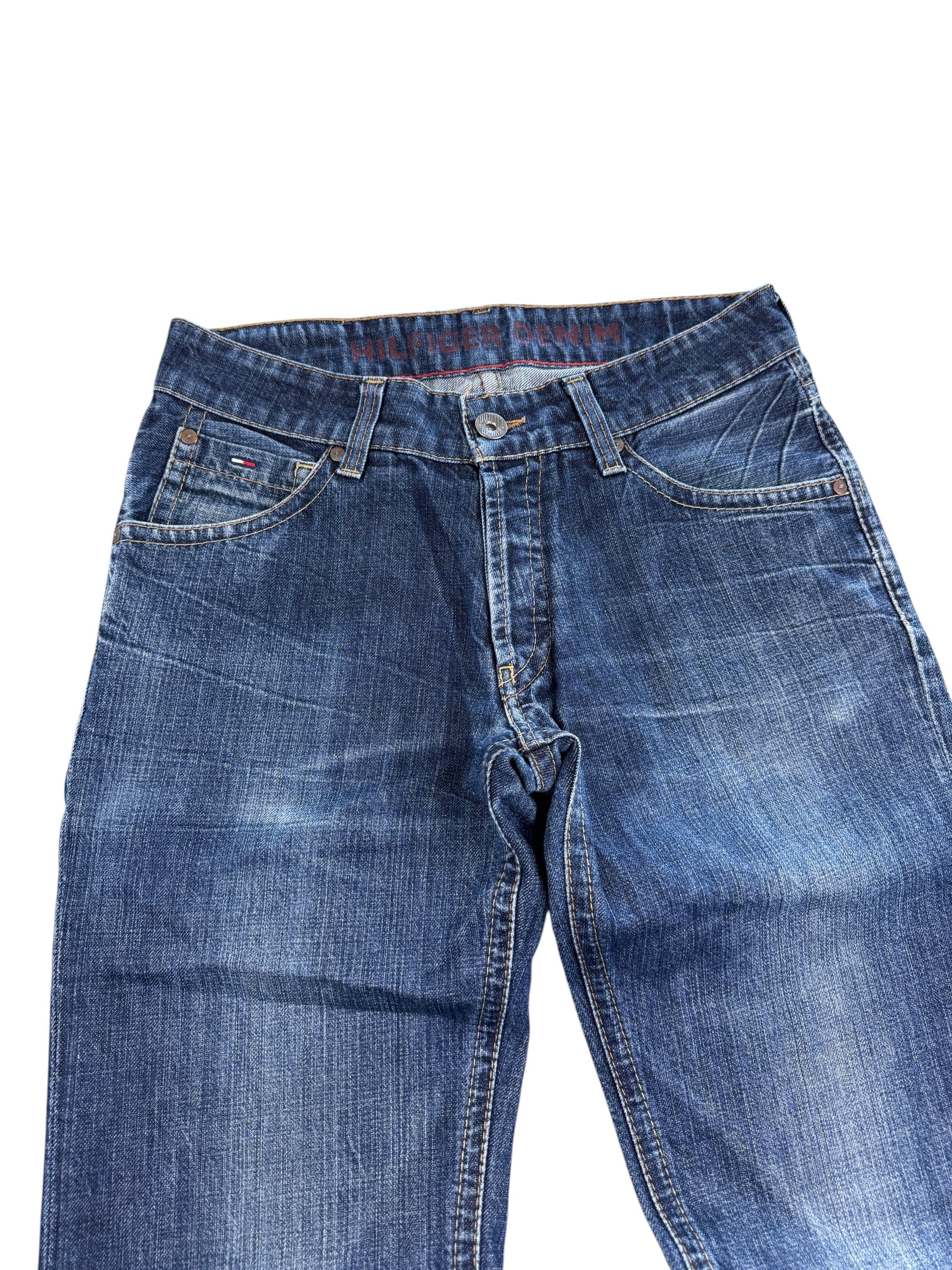 Vintage washed Straight Jeans (S)