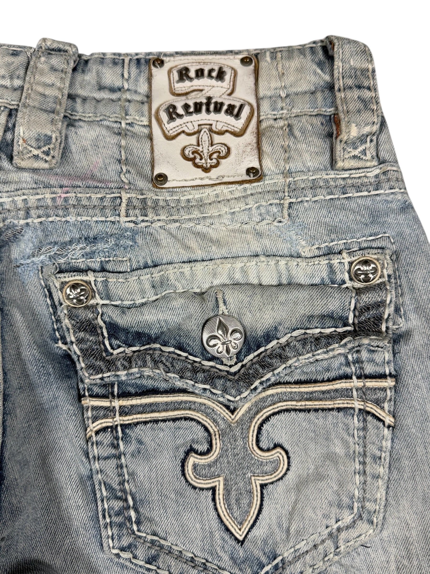 Rock Revival Straight-Fit Jeans (S)