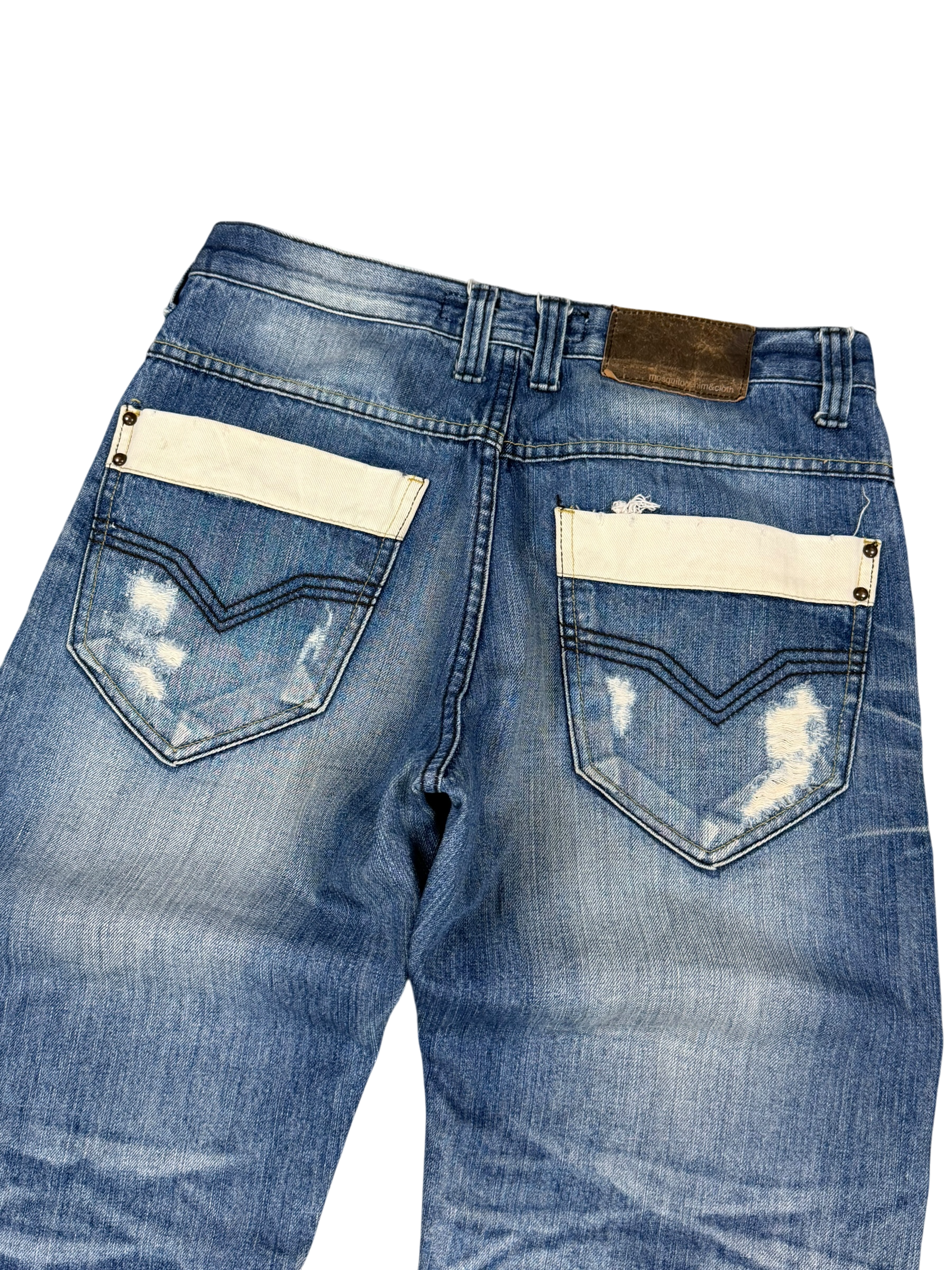 Crazy washed bootcut jeans (S-M)