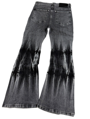 Crazy Washed Flared/Bootcut Jeans (S)