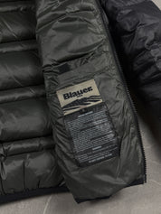 Blauer Puffer Jacke (S)