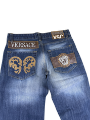 Versace vintage Big Logo Bootcut Jeans (M)