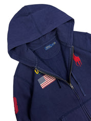 Ralph Lauren Big Pony USA Zip Hoodie (XS)