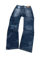 Vintage Washed Straight-Fit Jeans (S)