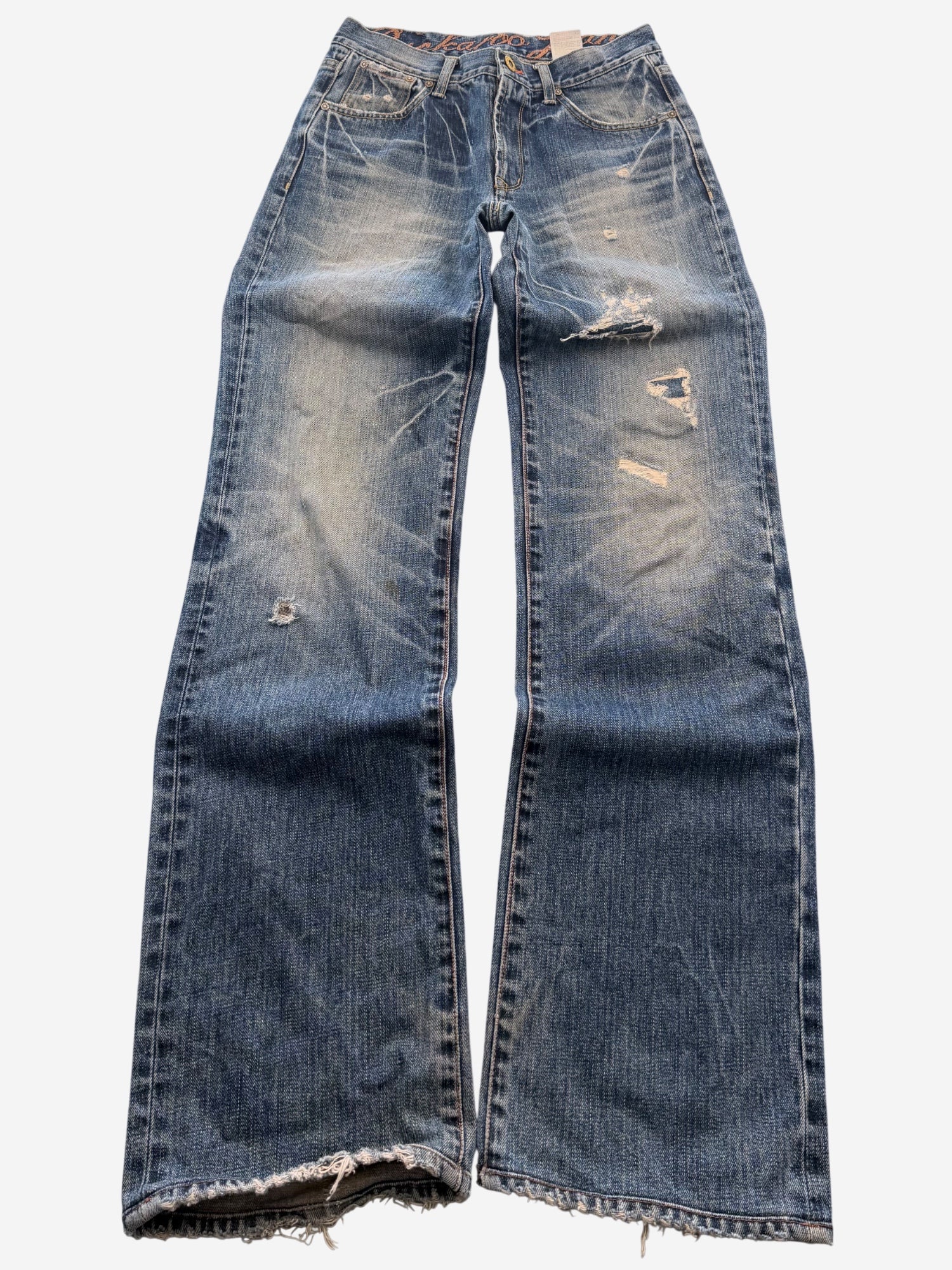Rikaroo Washed Bootcut Jeans (XS-S)