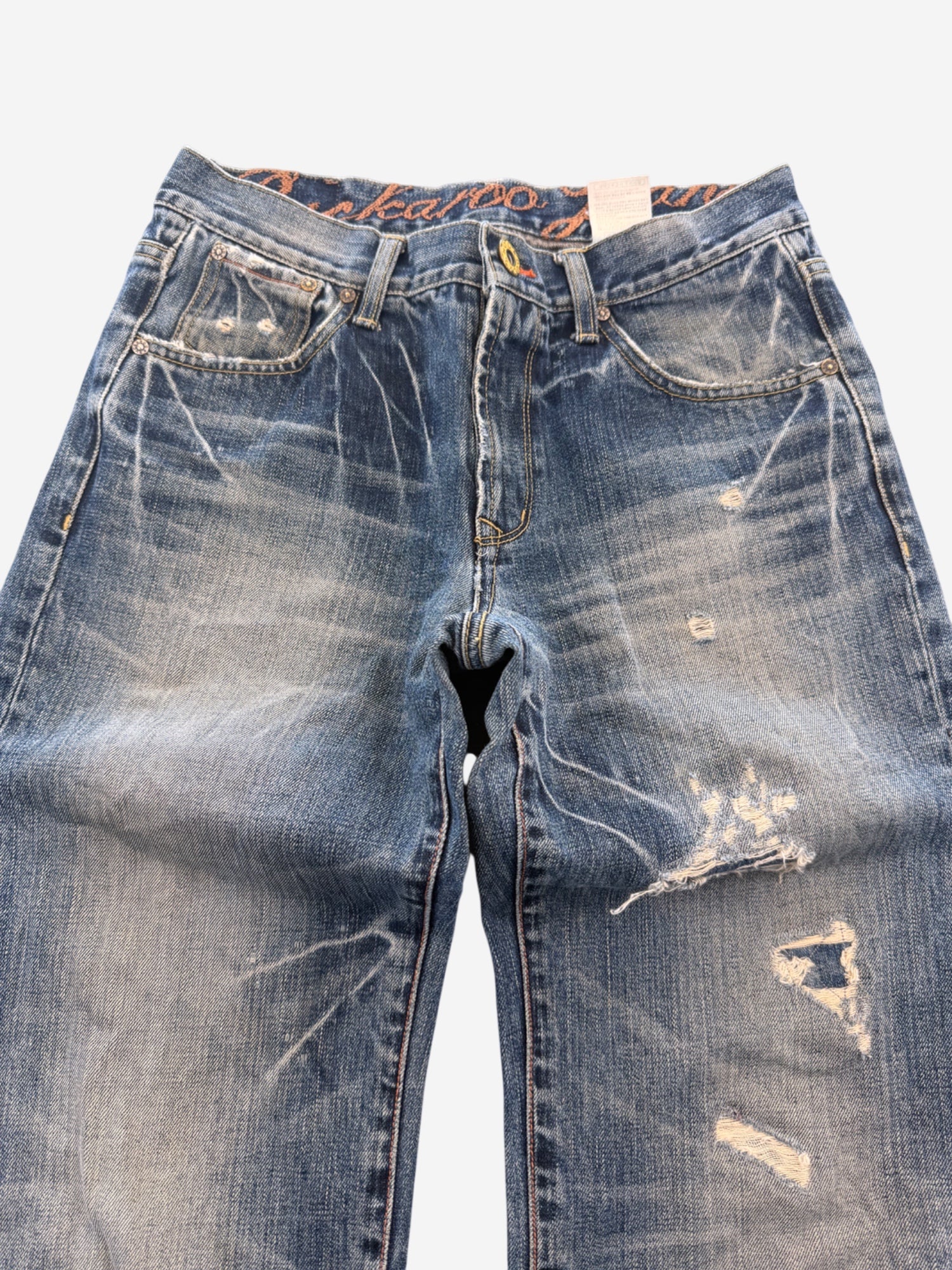 Rikaroo Washed Bootcut Jeans (XS-S)