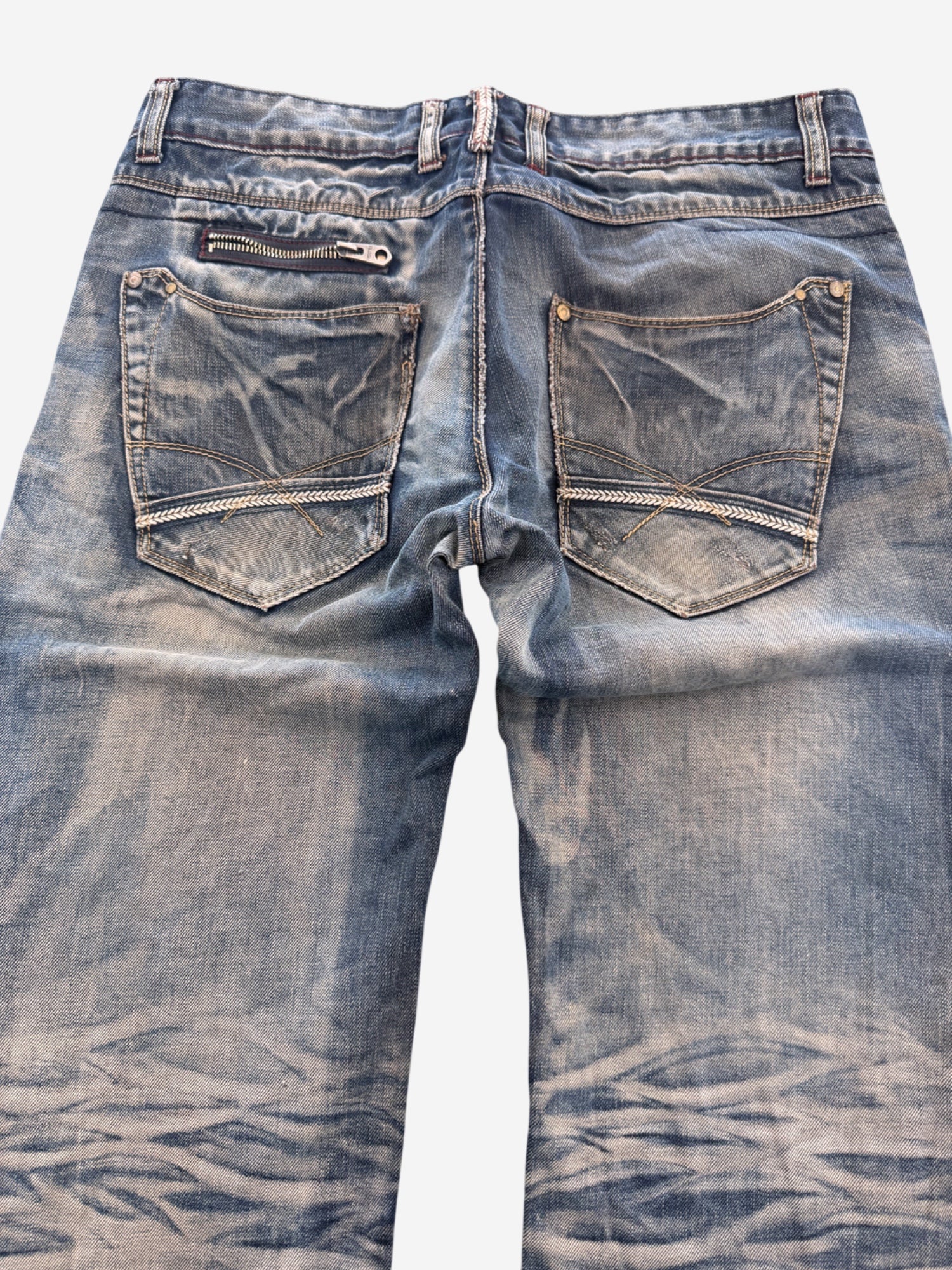 Vintage Washed Straightfit Jeans (M)