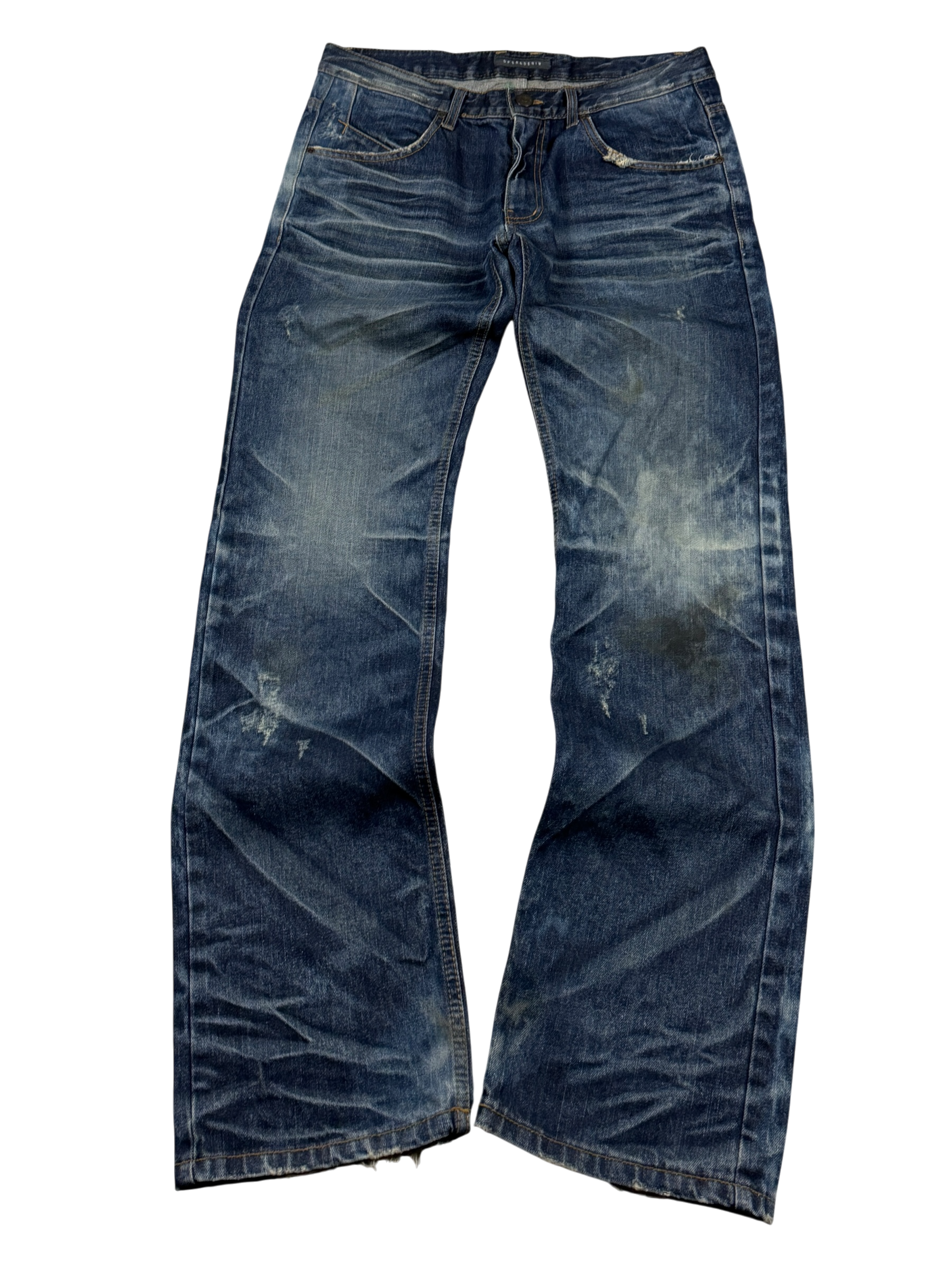 Ultra Washed Straight/Boot Leg Jeans (M)