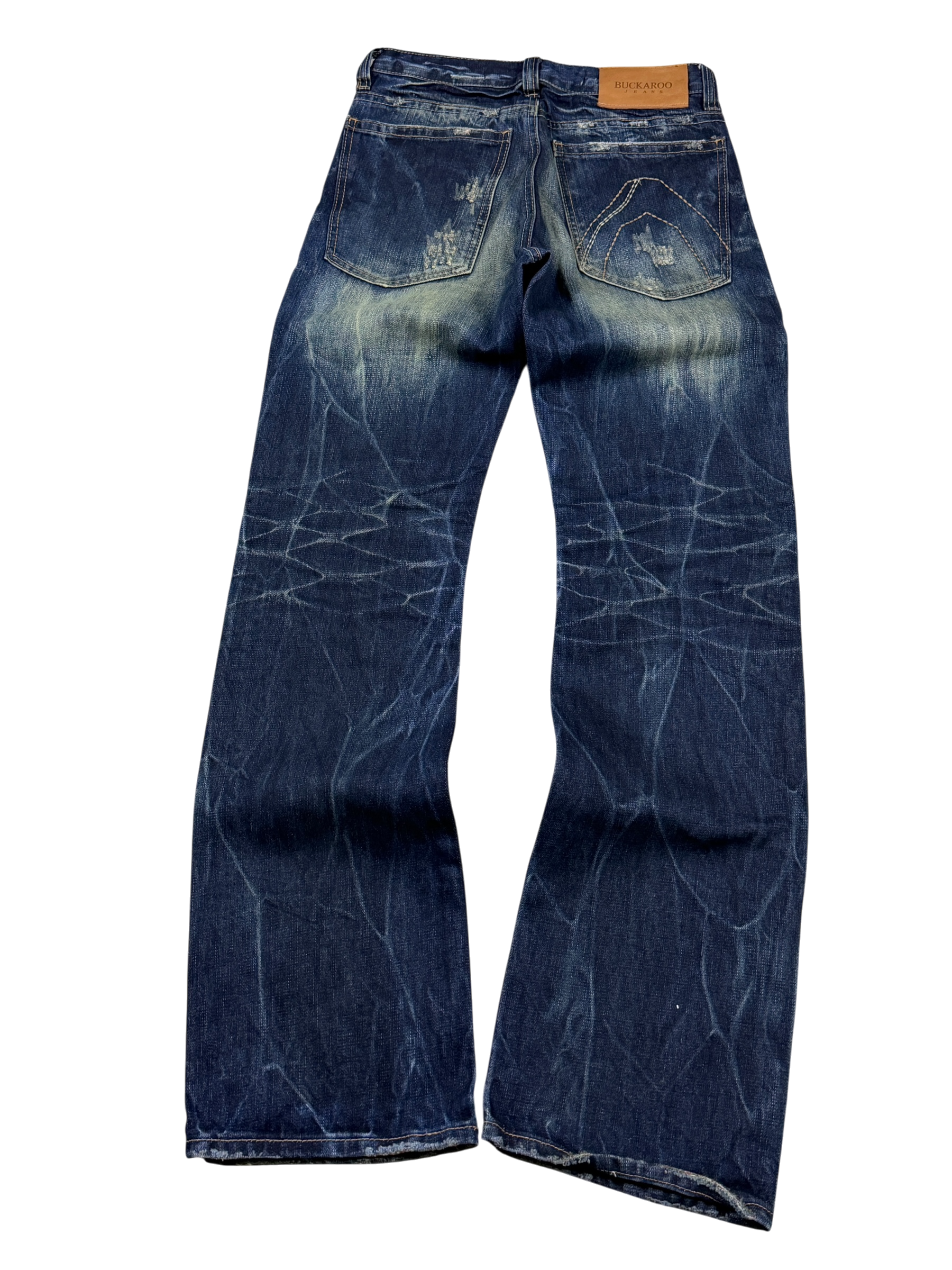 Ultra Washed Straight Jeans (XS-S)