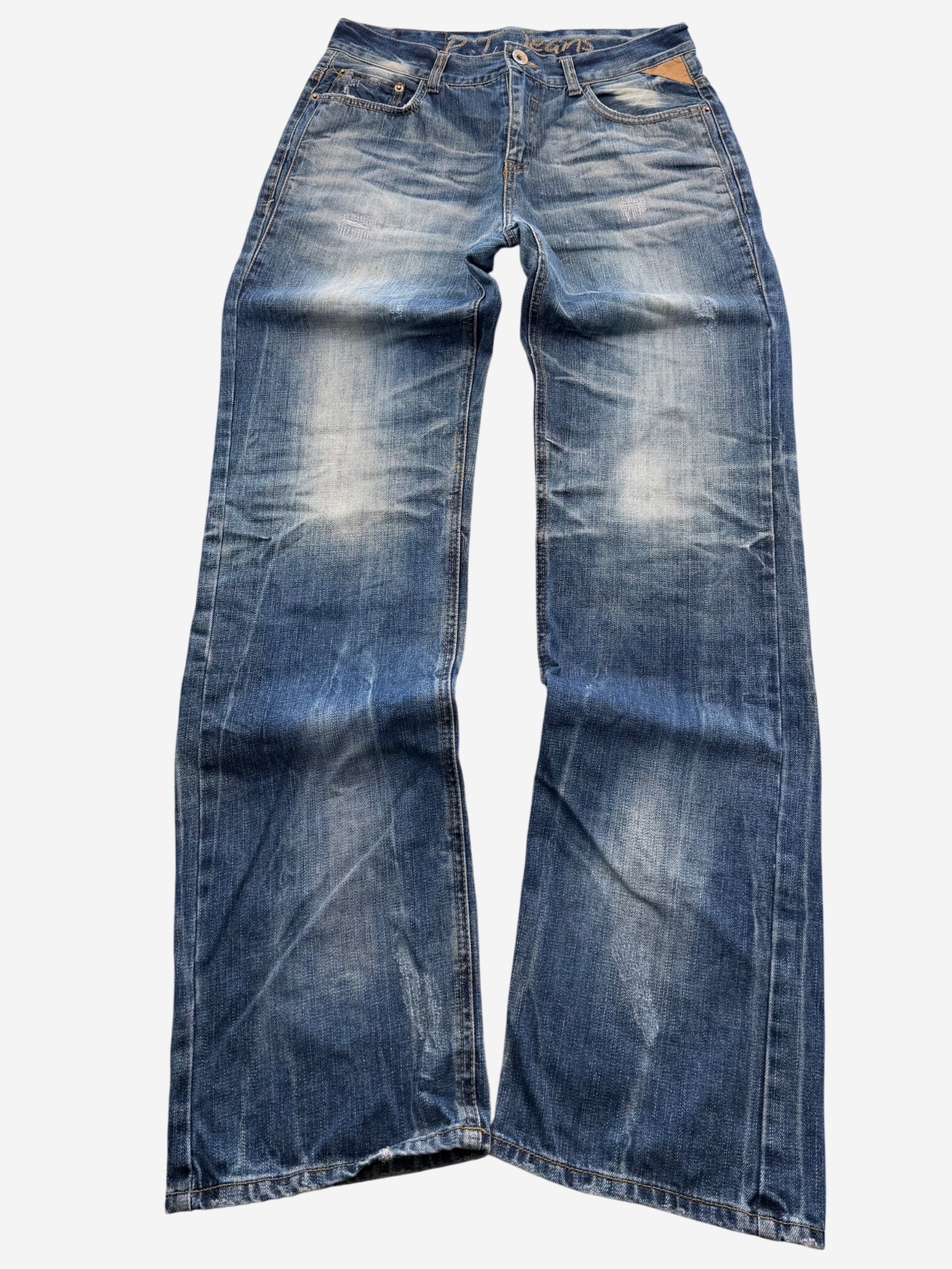 P.t. Washed Bootcut Jeans (M)