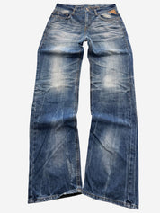 P.t. Washed Bootcut Jeans (M)