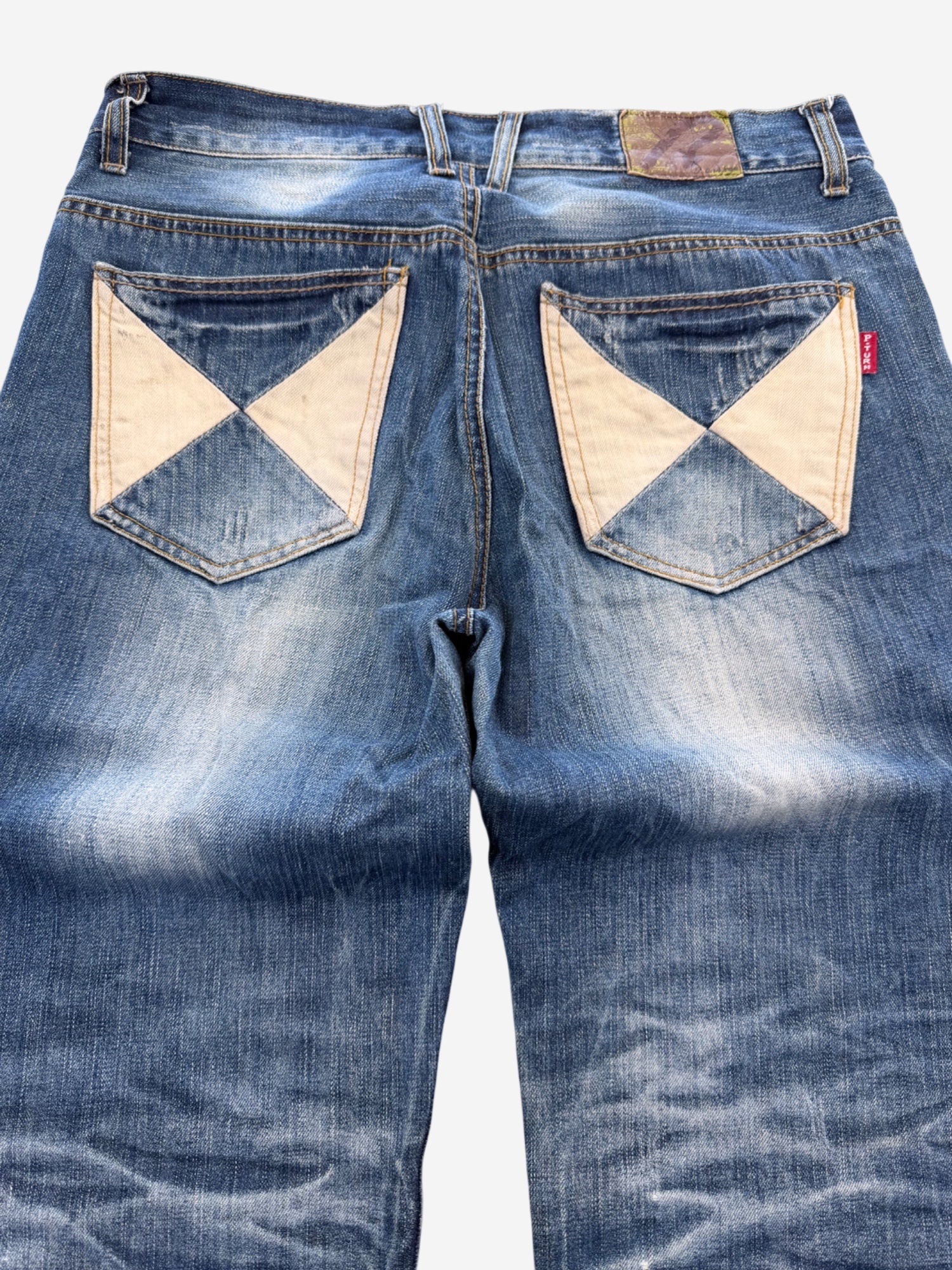 P.t. Washed Bootcut Jeans (M)