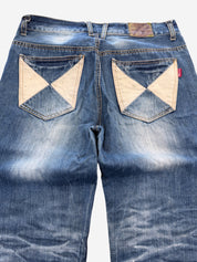 P.t. Washed Bootcut Jeans (M)