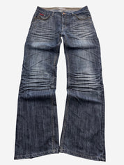 Vintage Ultra Washed Bootcut Jeans (L-XL)
