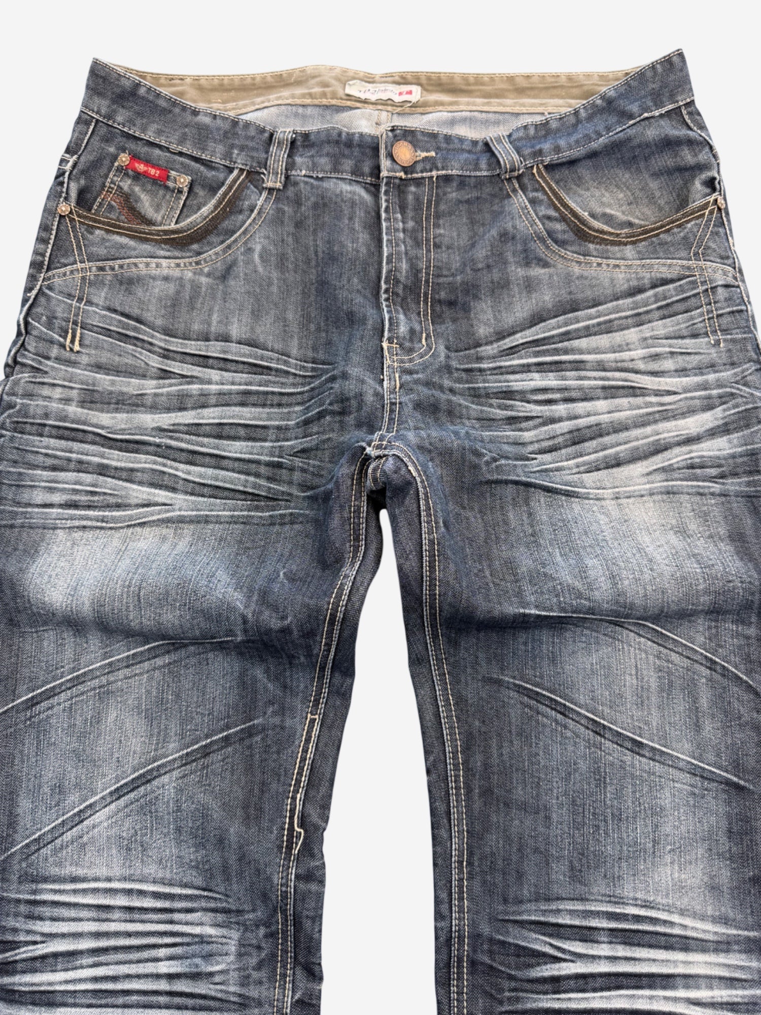 Vintage Ultra Washed Bootcut Jeans (L-XL)