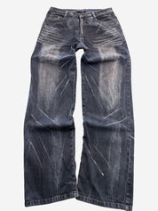 Vintage Crazy Washed Bootcut Jeans (M)