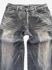 Vintage Crazy Washed Bootcut Jeans (M)