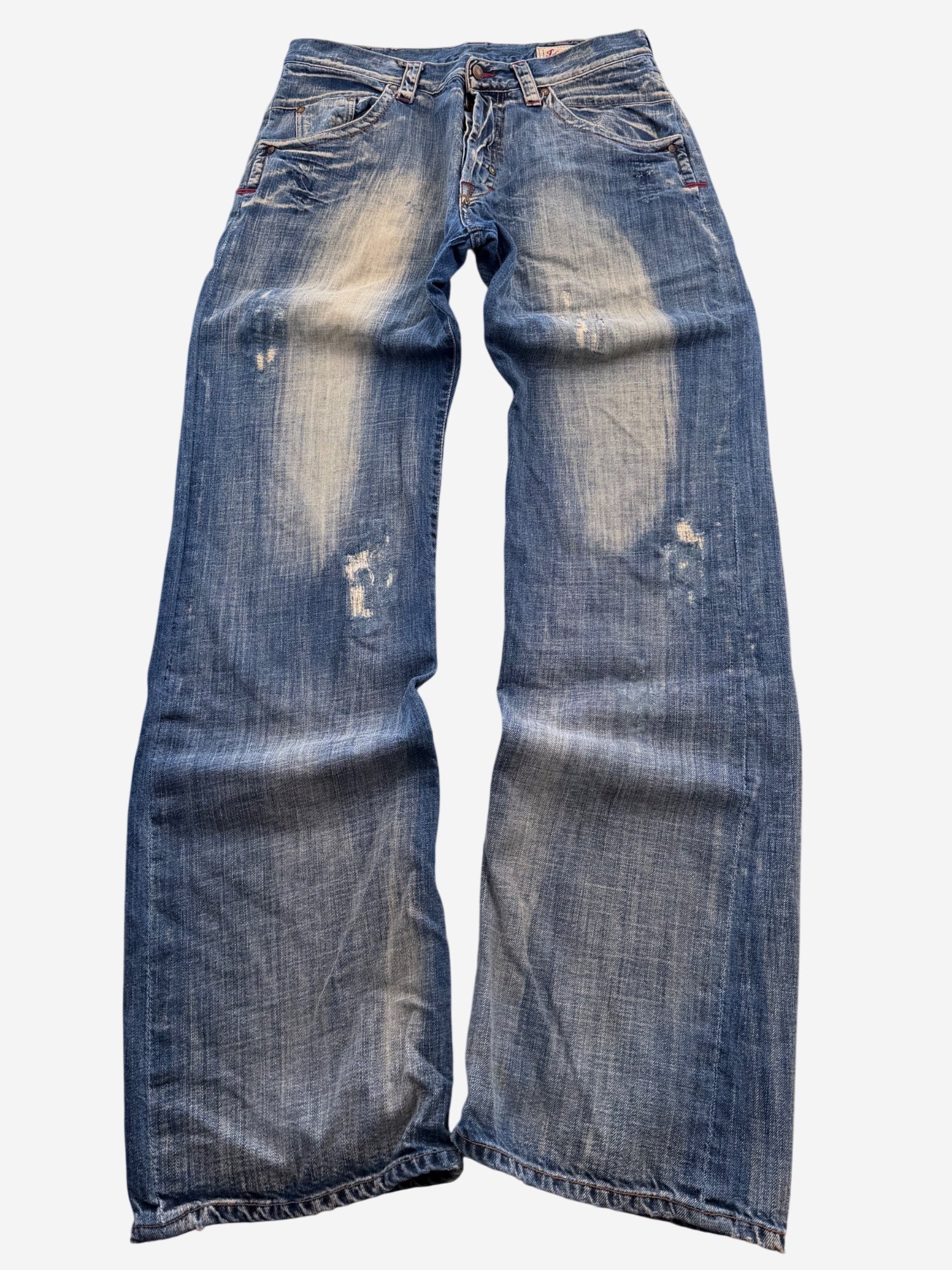 Vintage Washed Bootcut Jeans (M)