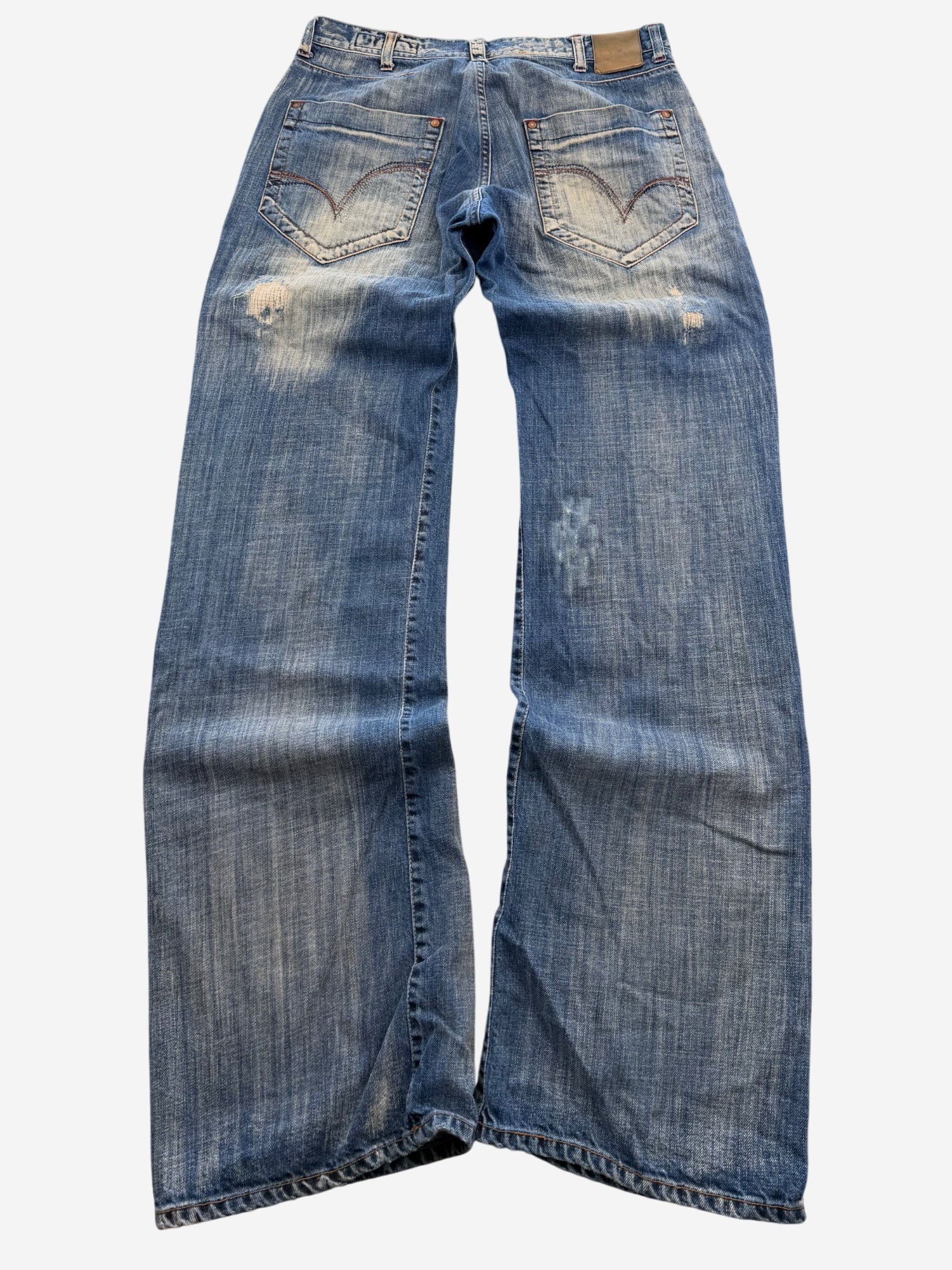 Vintage Washed Bootcut Jeans (M)