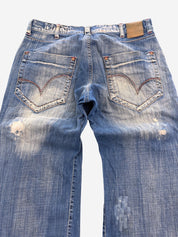 Vintage Washed Bootcut Jeans (M)