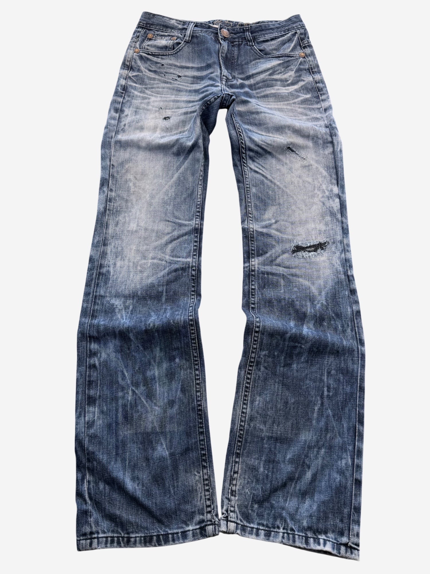 Vintage Washed Straightfit Jeans (S)