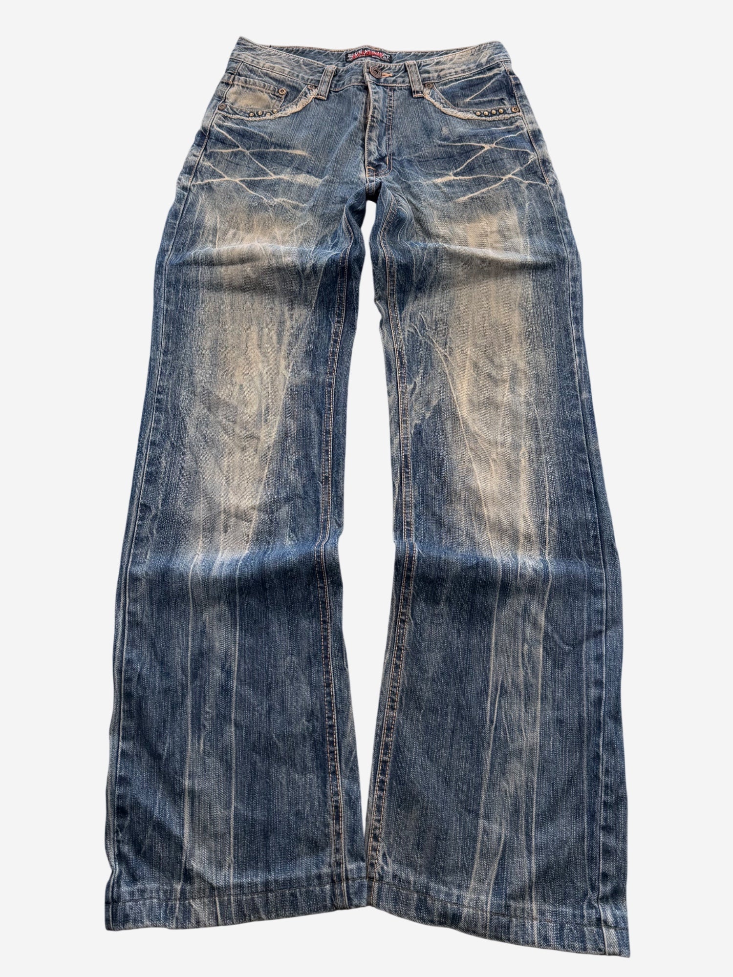 Blue Monkey Ultra Washed Bootcut Jeans (S)