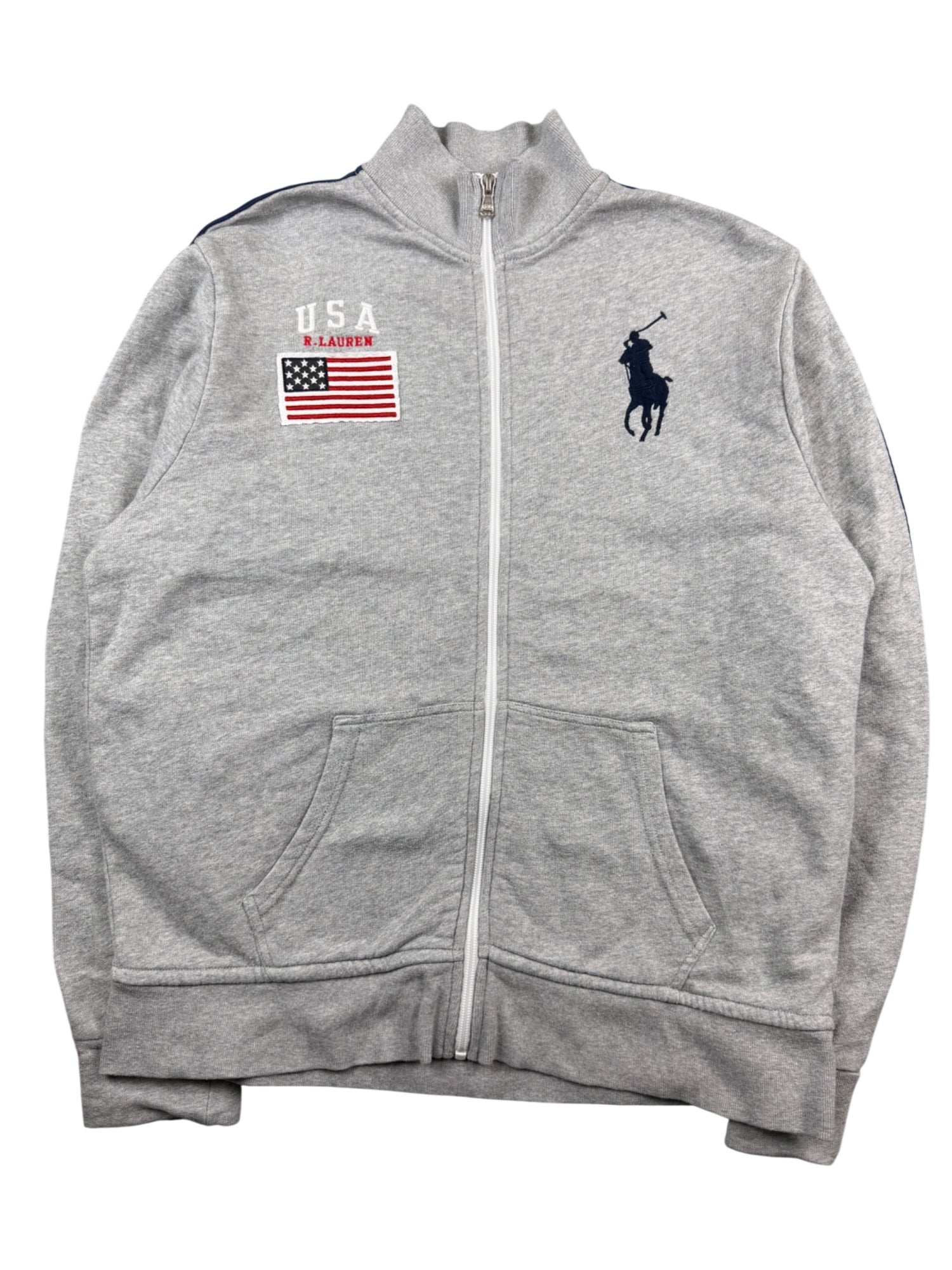Ralph Lauren Big Pony USA Flag Zip Jacke (S)